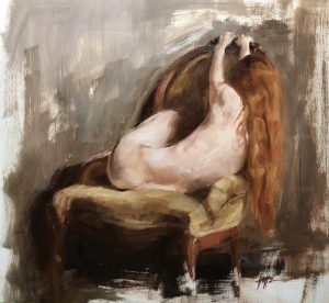 Cradle, oil on panel Cradle, oil on panel