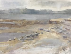 Jordan River, oil on paper, 8" x 10" Jordan River, oil on paper, 8" x 10"