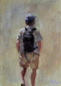 On The Trail, oil on panel, 5" x 7" On The Trail, oil on panel, 5" x 7"